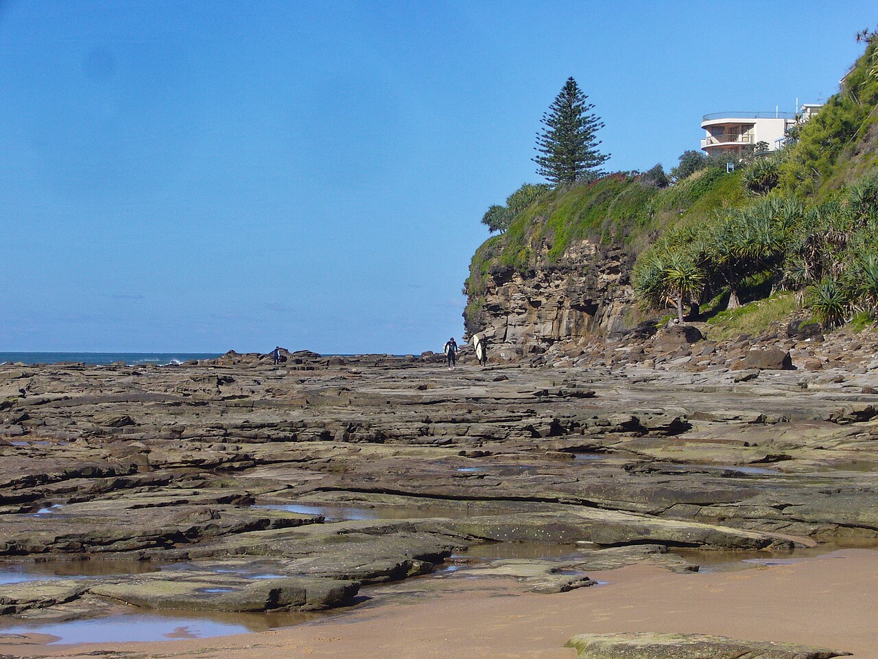 Caloundra coastal walk Moffat Head headland - 25km walking track Sunshine Coast